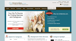 Desktop Screenshot of gonannies.com